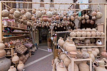 The pottery market in Nizwa is one of the most famous places in Oman
