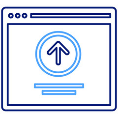  Uploading browser Vector icon which is suitable for commercial work

