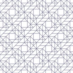 seamless pattern vector square Contour abstract 3d geometrical with transparent background. laser cut line art for glass, print and fabric