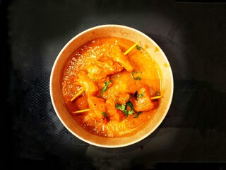 Delicious Indian food on the table