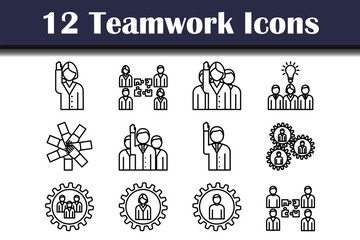 Teamwork Icon Set