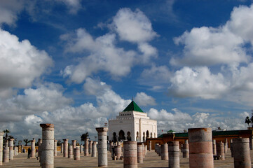 Hassan tower and mausoleum of Mohammed V, Rabat