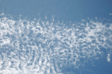 Fototapeta premium Clouds on the blue sky nature with space background wallpaper