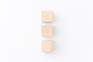 wooden, block, box concept