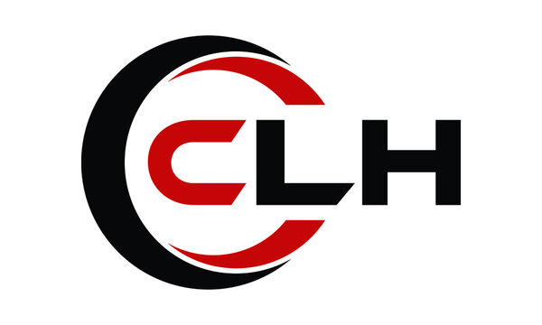 CLH swoosh three letter logo design vector template | monogram logo | abstract logo | wordmark logo | letter mark logo | business logo | brand logo | flat logo | minimalist logo | text | word | symbol