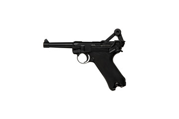 Air gun. Modern pneumatic weapon for air soft, sports and entertainment. A dummy, a copy of a real...