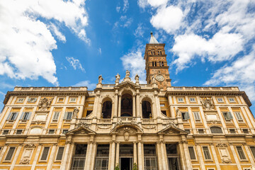 Fototapeta na wymiar The Basilica of Saint Mary Major in Rome, Italy, Europe.