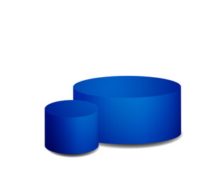 Abstract geometric blue element colorful background