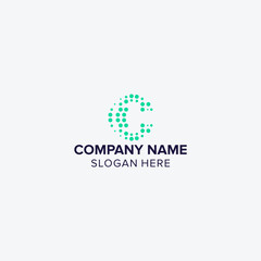 Fototapeta premium LETTER LOGO C