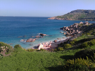 view of the coast of the sea