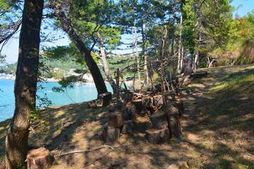 spiagge isola  di krk croazia