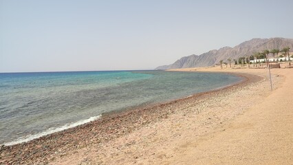 Fototapeta na wymiar beach red sea Egypt landscape 