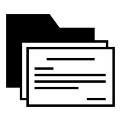 folder and file icons transparent background