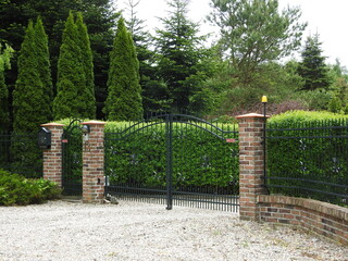 Gate of a fancy mansion