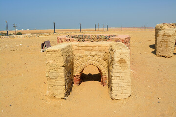 Prophet Moses Springs, Water wells and palms in Sinai Peninsula, Ras Sidr, Egypt, The Springs of...