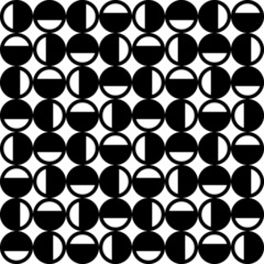 black and white seamless pattern