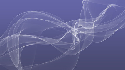 A beautiful illustration with smoke effect on a gradient background.