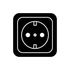 Fototapeta Gniazdko elektryczne  ikona , symbol obraz