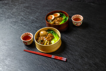 台湾弁当(魯肉飯)　Taiwanese style station lunch box 