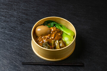 台湾弁当(魯肉飯)　Taiwanese style station lunch box 