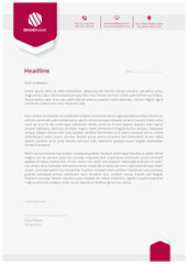 Elegant Professional Modern corporate Business print ready letterhead design bundles