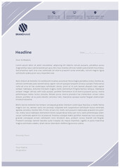 Elegant Professional Modern corporate Business print ready letterhead design bundles