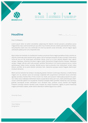 Elegant Professional Modern corporate Business print ready letterhead design bundles