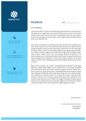 Elegant Professional Modern corporate Business print ready letterhead design bundles