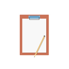 notepad flat icon illustration with pencil