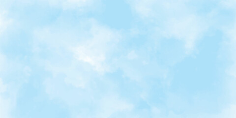 Blue sky with beautiful natural white clouds. The vast blue sky and clouds sky background. vector illustrator