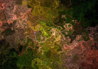 Abstract background illustration, modern hipster futuristic fractal flame graphic. colorful surreal poster, banner