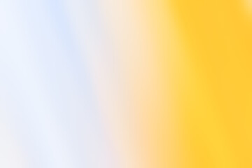 Blur background in yellow and blue tones, divided in half