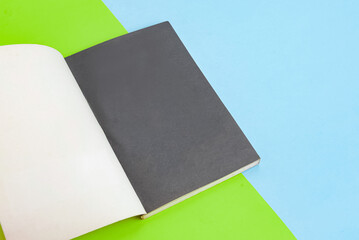 Book over background - closeup detail