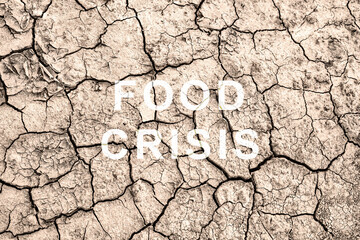 Food crisis. Hunger in the world. Failed grain crops. Bread shortage. Drought and crop failure. The global threat of hunger around the world. Economic crisis.