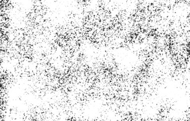 Grunge Black And White Urban. Dark Messy Dust Overlay Distress Background. Easy To Create Abstract Dotted, Scratched, Vintage Effect With Noise And Grain
