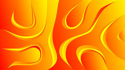 Dynamic textured yellow abstract background vector illustration