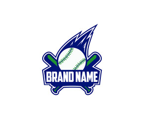 Baseball badge,sport logo,team identity,vector illustration