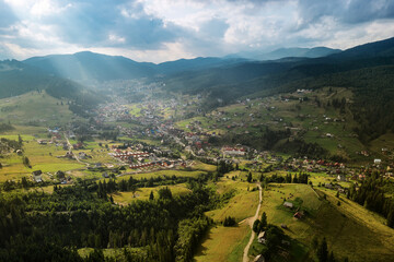 Obraz premium Carpathian mountain landscape