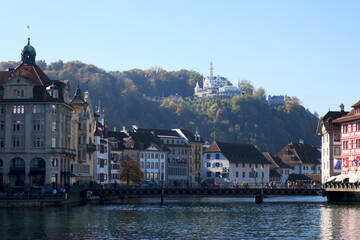 Naklejka premium View of Luzern in Switzerland
