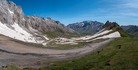 Picos de Europa national park landscape. Cantabria. Spain