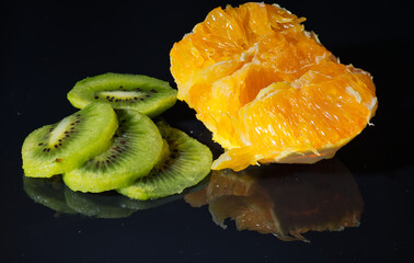 orange and kiwi