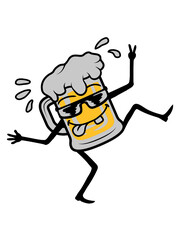 Tanzendes Cooles Party Bier 