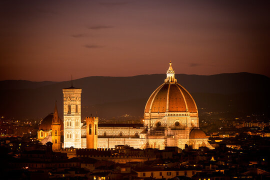 Florence at sunset , Italy III