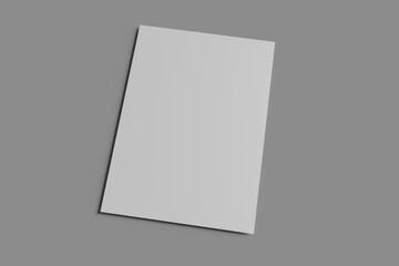 Minimal a4 flyer blank mockup 