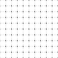 Square seamless background pattern from black socks symbols are different sizes and opacity. The pattern is evenly filled. Vector illustration on white background