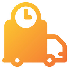 delivery time icon illustration