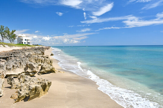 Stuart Rocks Beach in Stuart, Florida in Martin County