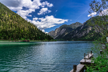Plansee mit Ammergauer Alpen