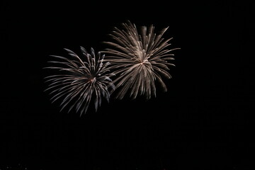 港町の花火大会