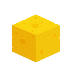 Fototapeta premium cheese cube for food design